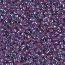 Miyuki delica Beads 11/0 - Hot pink lined aqua ab DB-1758